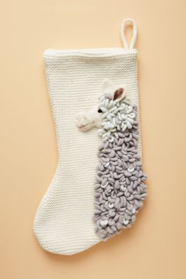 Ernie and Irene Llama Stocking