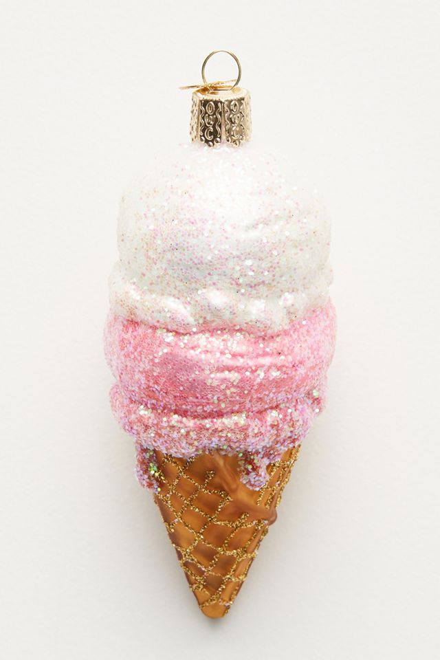 Ice Cream Cone Ornament #1