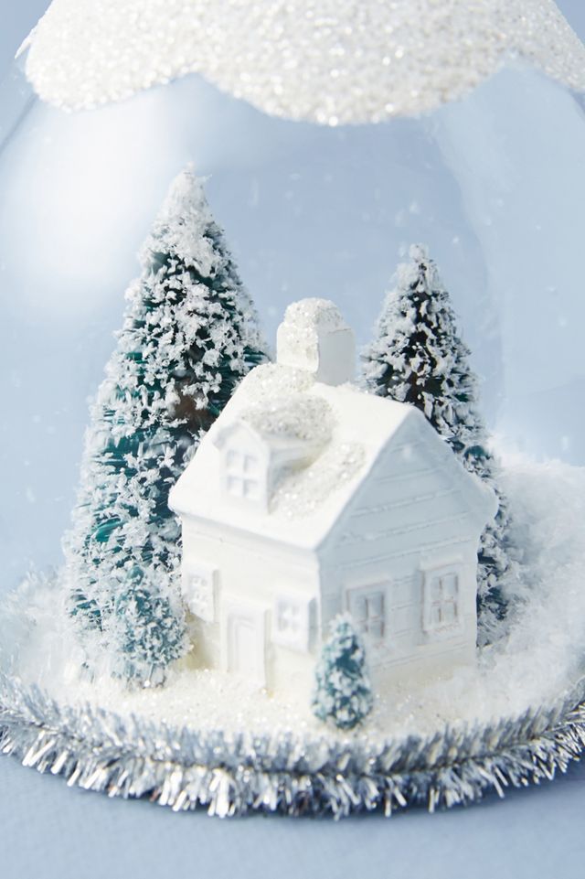 Snow Globe Blizzard Ornament #1