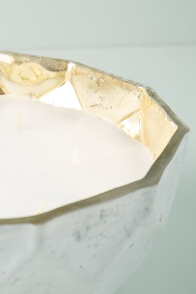 Frosted Ice Glass Candle #2