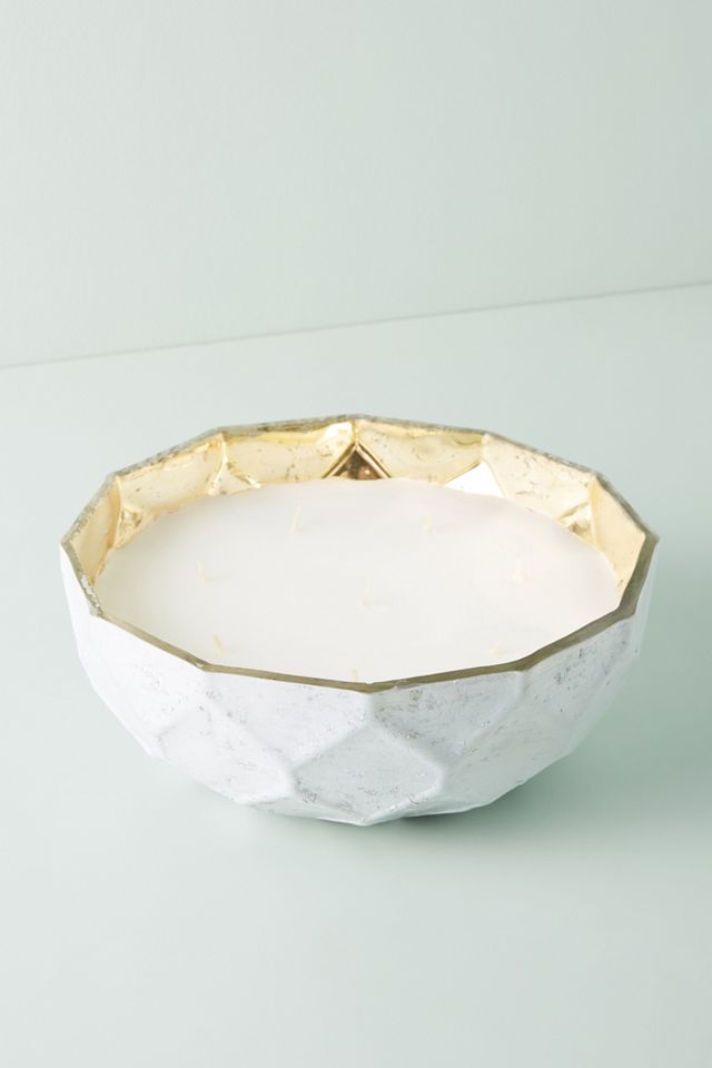 Frosted Ice Glass Candle #1