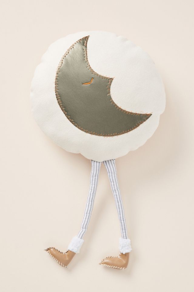 Cat In The Shoe Sleepy Moon Pillow #1