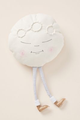 Cat In The Shoe Sleepy Moon Pillow