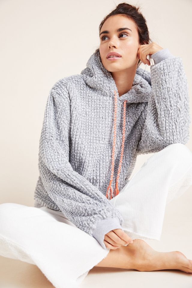 Nanette Sherpa Hoodie | Anthropologie