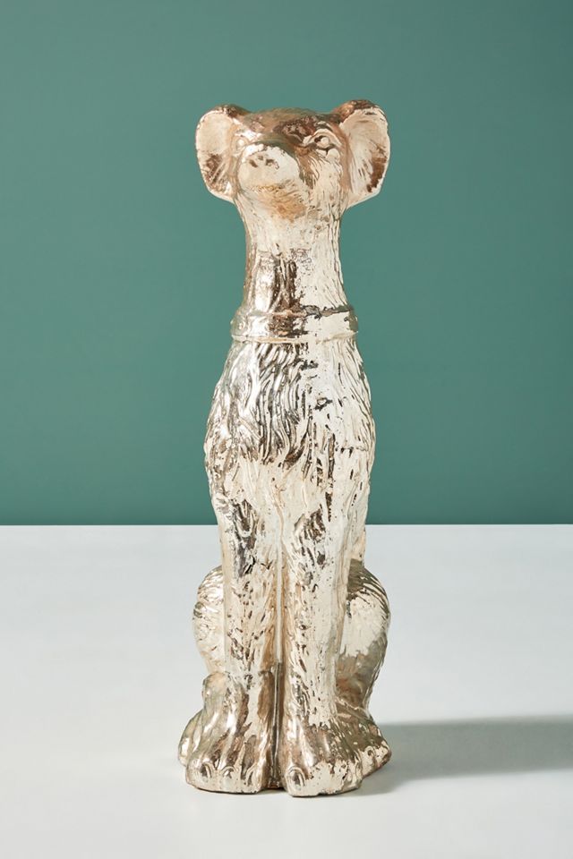 Terracotta Dog Garden Statue #1