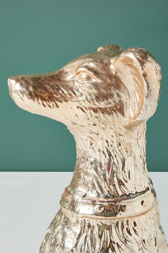 Terracotta Dog Garden Statue #3