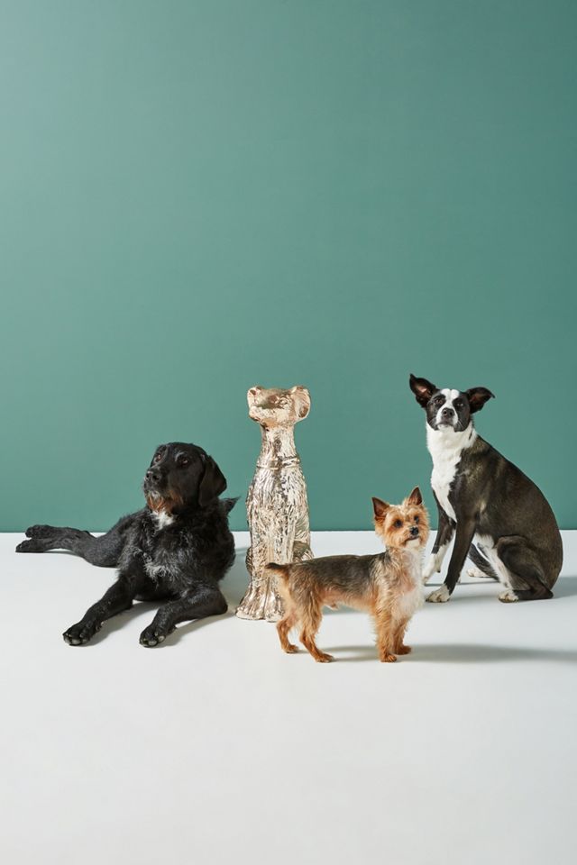 Terracotta Dog Garden Statue #4