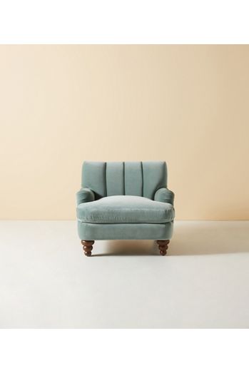 Channel-Tufted Occasional Chair