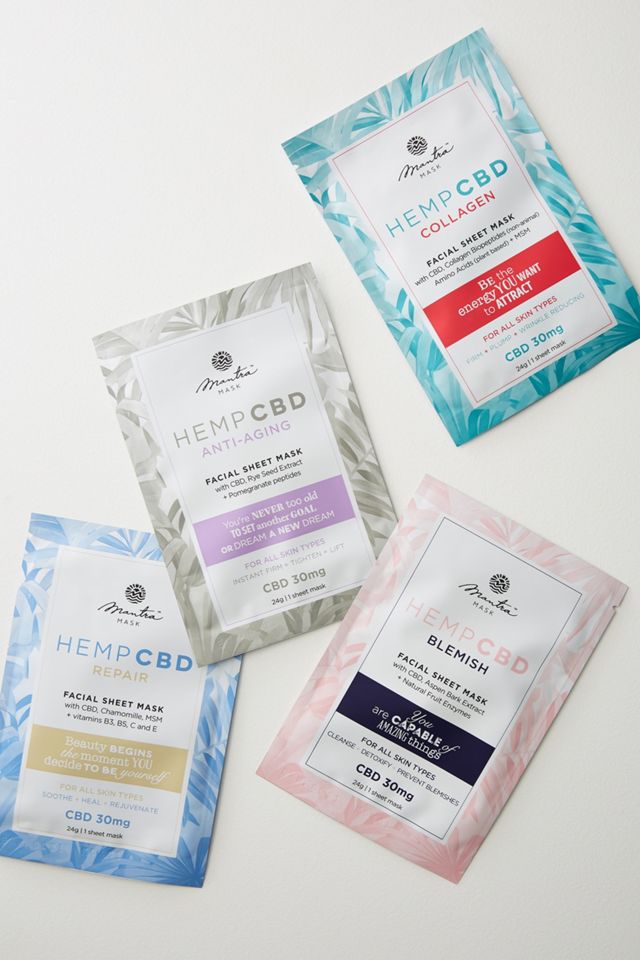 Mantra Mask Hemp CBD Sheet Mask #1