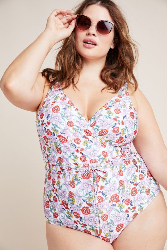 Anthropologie V-Neck One-Piece Swimsuit #3