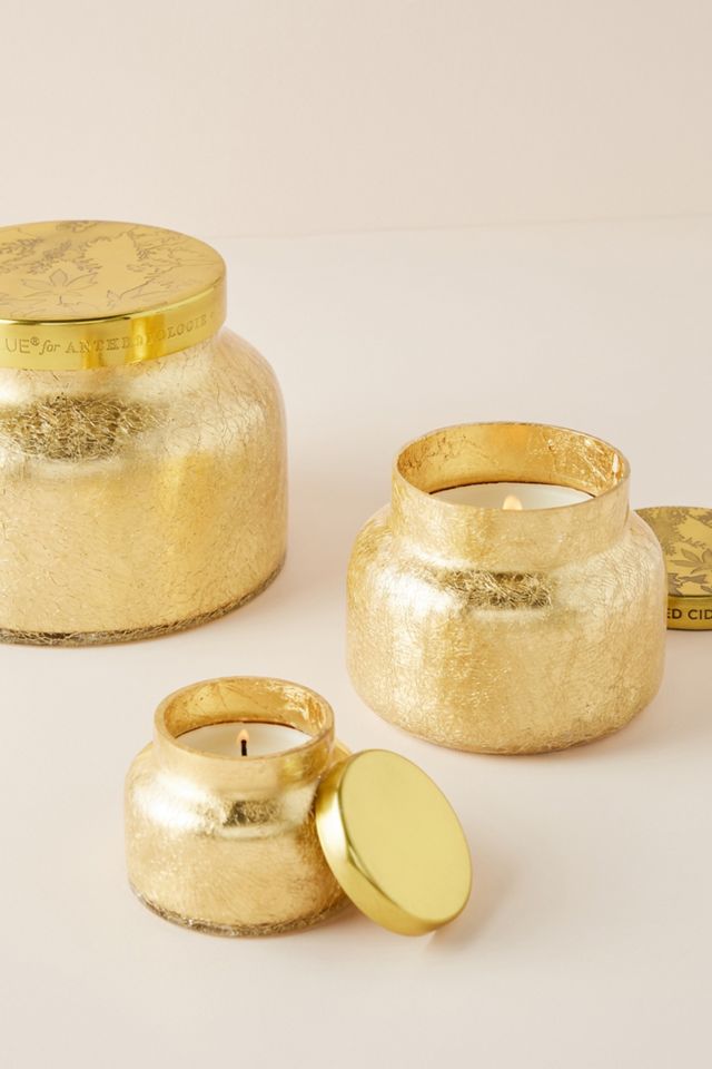 Capri Blue Mini Spiced Cider Gold Foil Jar Candle #2