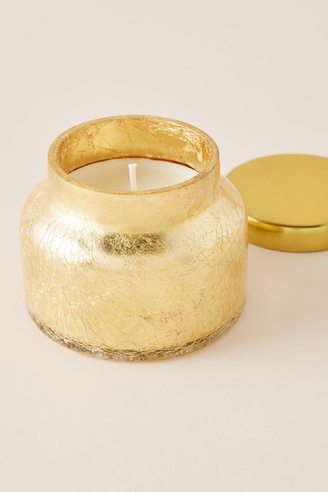 Capri Blue Mini Spiced Cider Gold Foil Jar Candle #1
