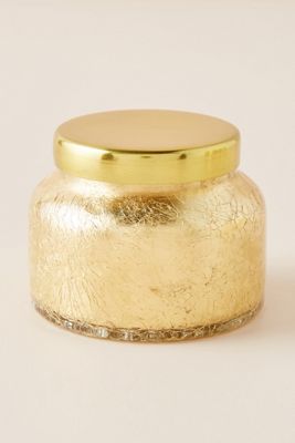 Capri Blue Mini Spiced Cider Gold Foil Jar Candle