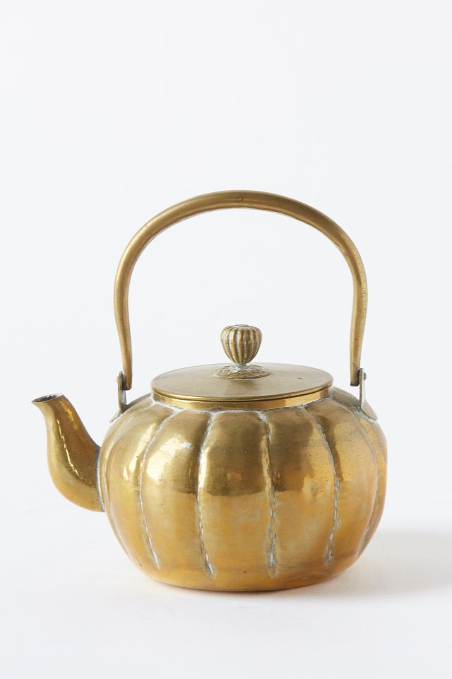 Patina Vie Vintage Brass Teapot