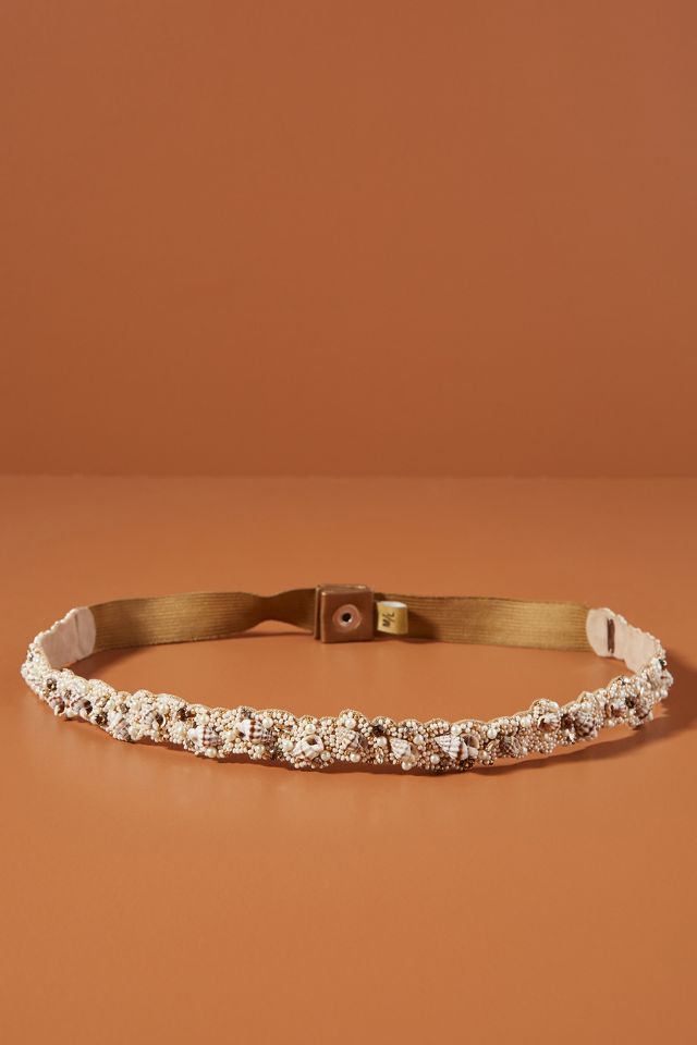 Anthropologie beaded outlet belt