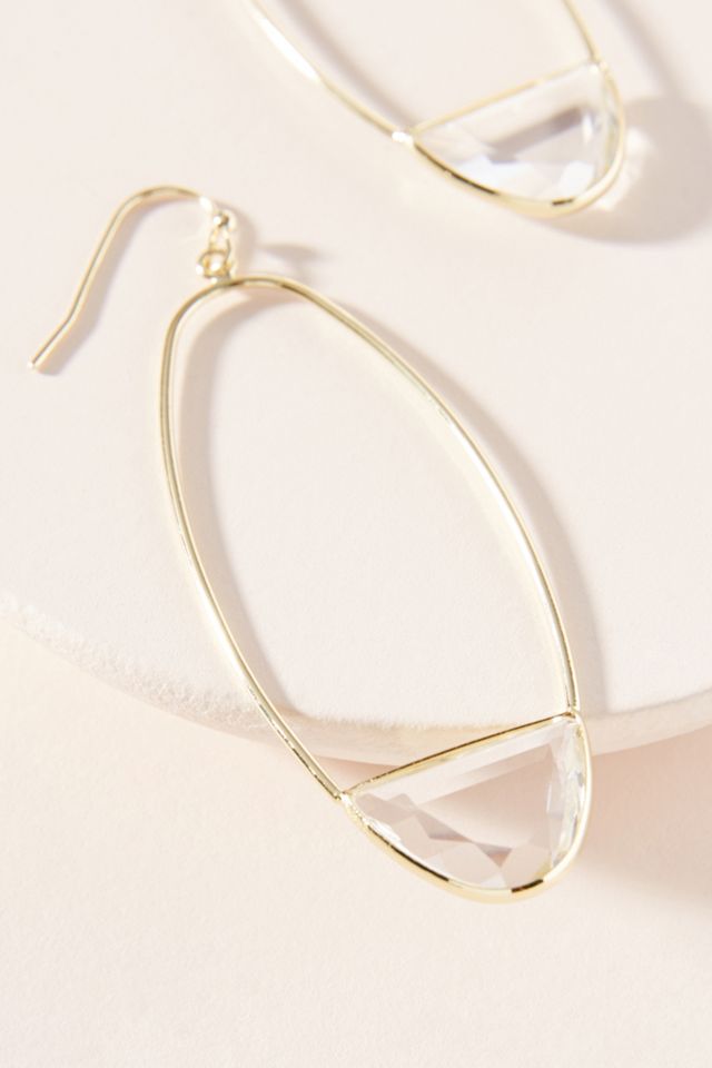 Jolie Oval Hoop Earrings #1