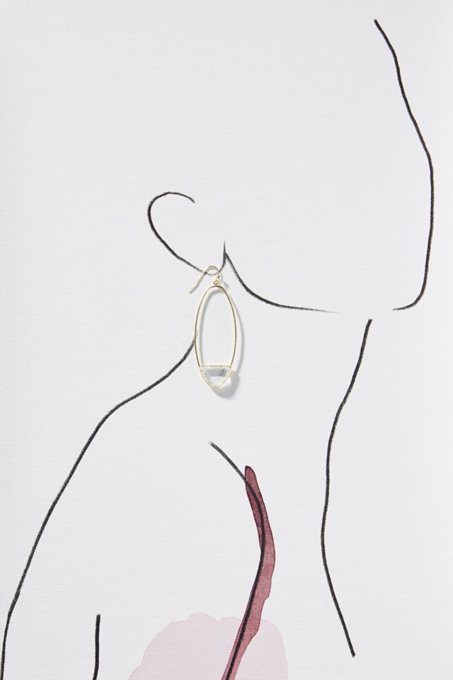 Jolie Oval Hoop Earrings #2