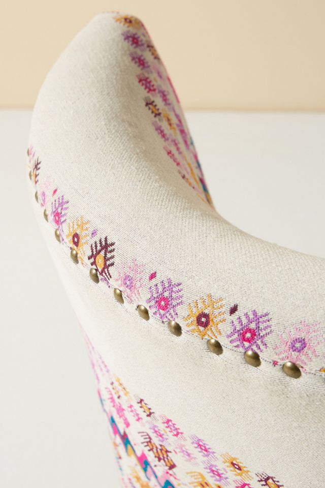 Woven Viola Petite Accent Chair #4
