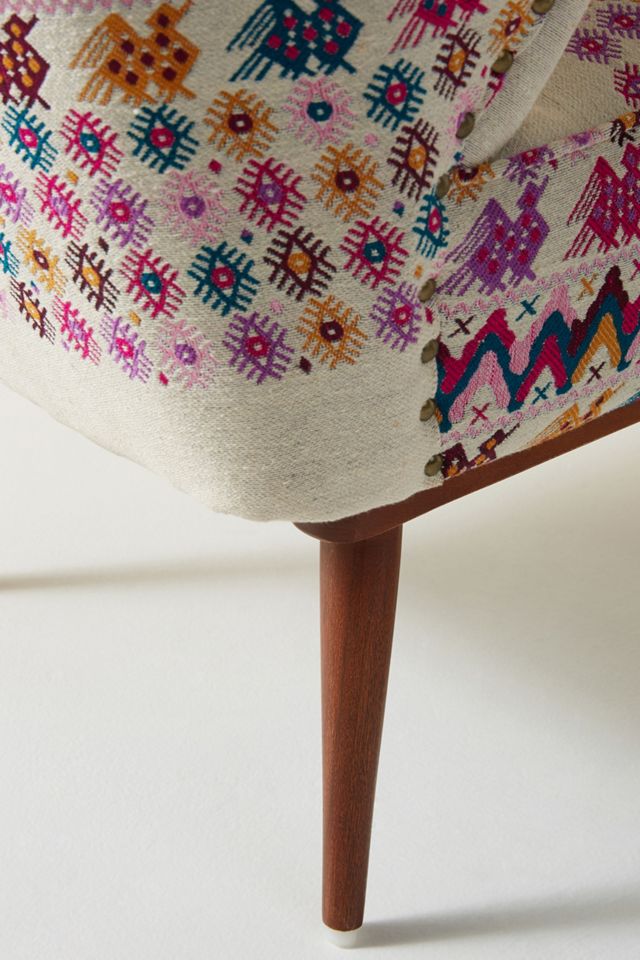 Woven Viola Petite Accent Chair #5
