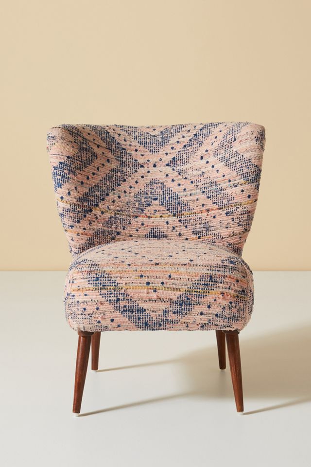 Alaris Rug-Printed Petite Accent Chair #1