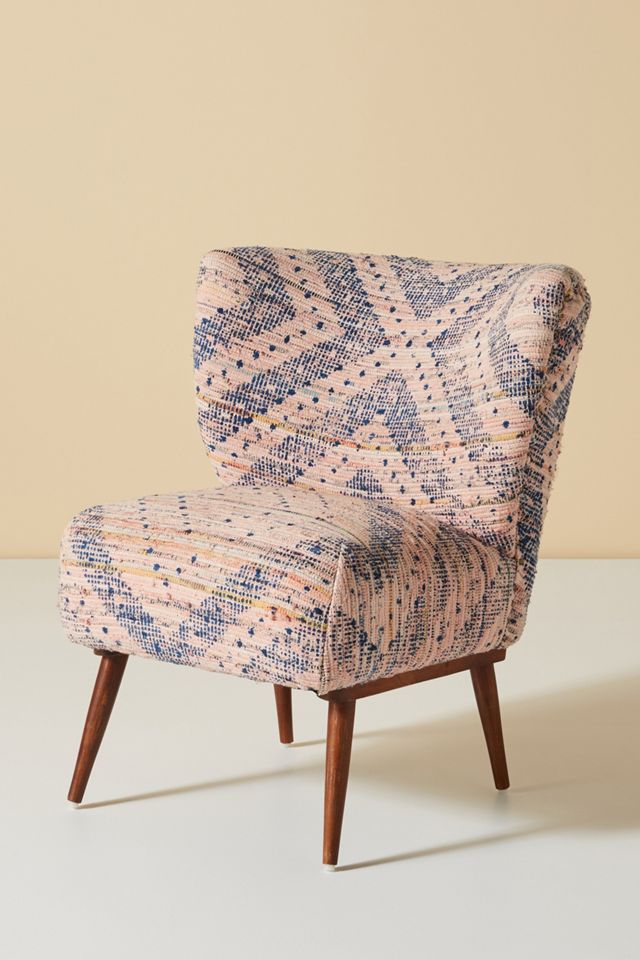 Alaris Rug-Printed Petite Accent Chair #2