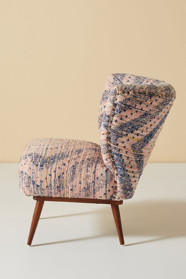 Alaris Rug-Printed Petite Accent Chair #3