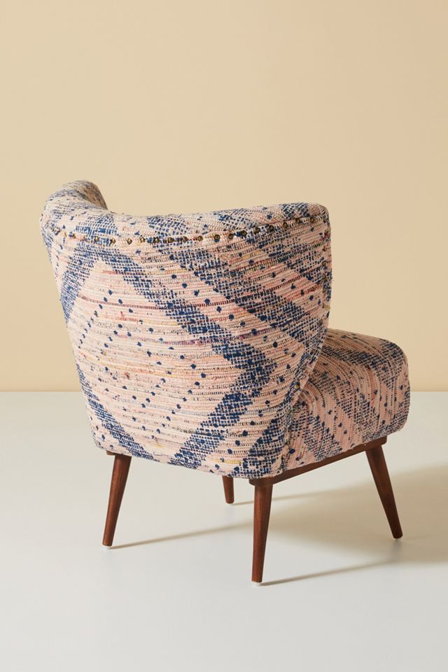 Alaris Rug-Printed Petite Accent Chair #4