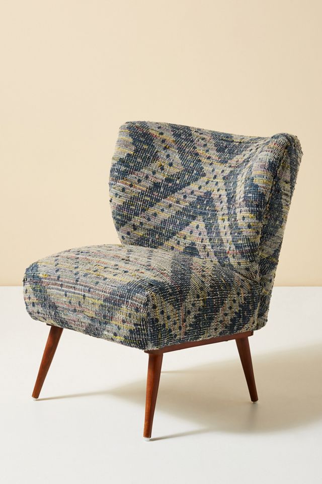 Alaris Rug-Printed Petite Accent Chair #2