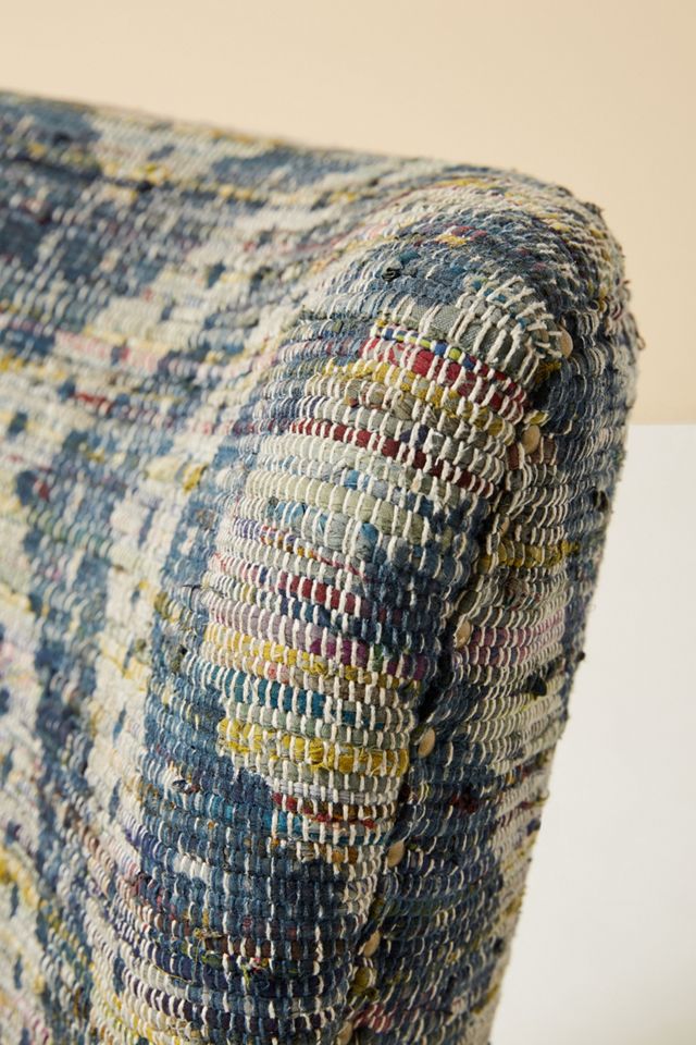 Alaris Rug-Printed Petite Accent Chair #5