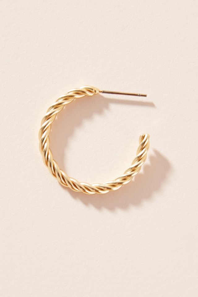 Lyra Twisted Hoop Earrings #1