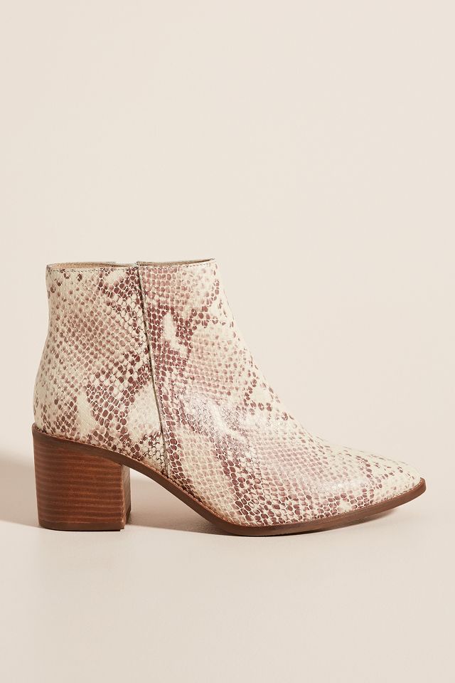 Anthropologie snakeskin cheap boots