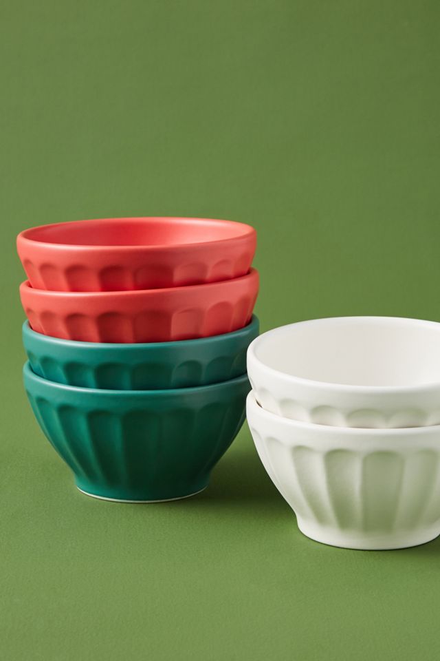 Holiday Matte Latte Bowls, Set of 6 #1