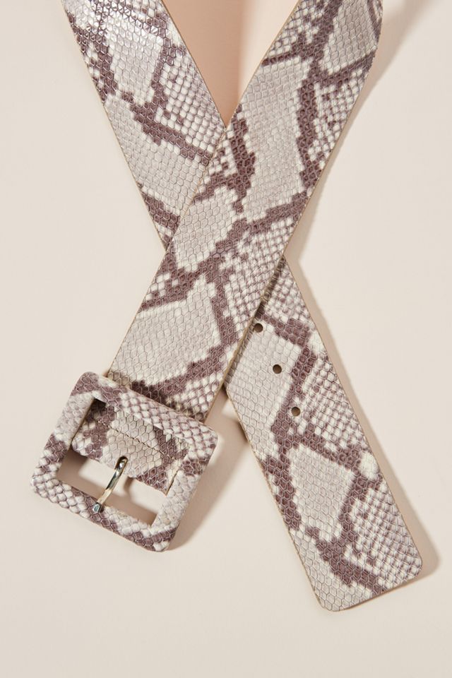 Anthropologie Snake Print Belt Dansi Snake-Printed Belt | Anthropologie main image 3