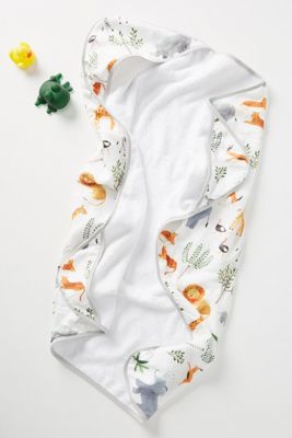 Jamie Hooded Towel and Washcloth