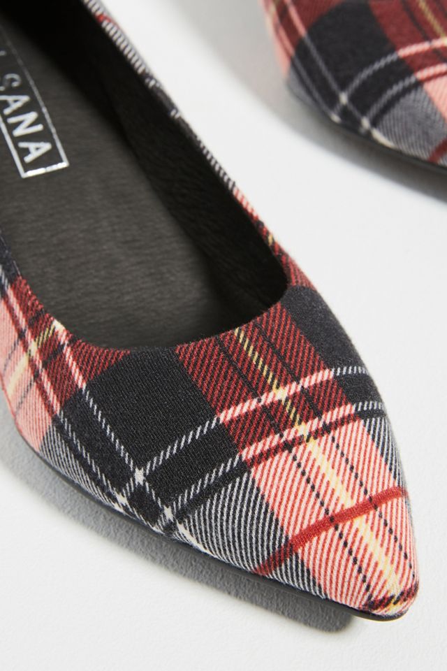 Sol Sana Jade Plaid Heels #2