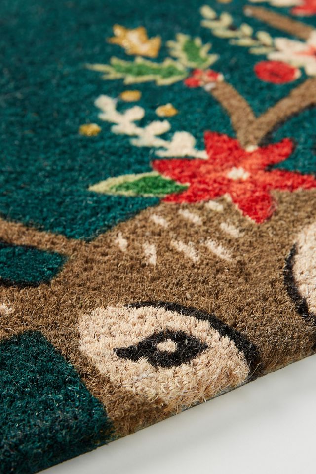 Decorated Deer Doormat #1