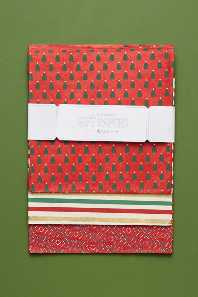 Noelle Lokta Wrapping Papers, Set of 3 #1