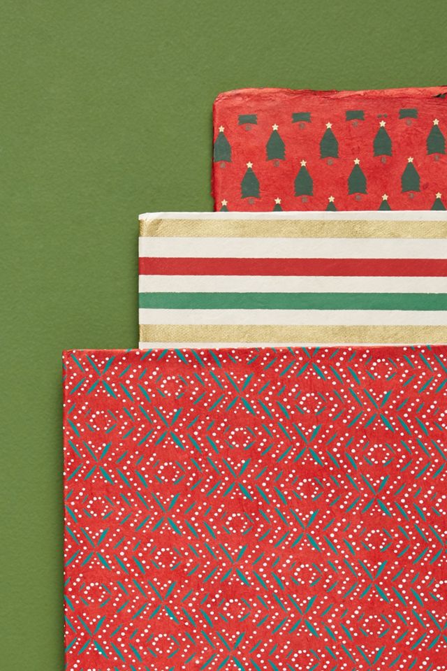 Noelle Lokta Wrapping Papers, Set of 3 #2