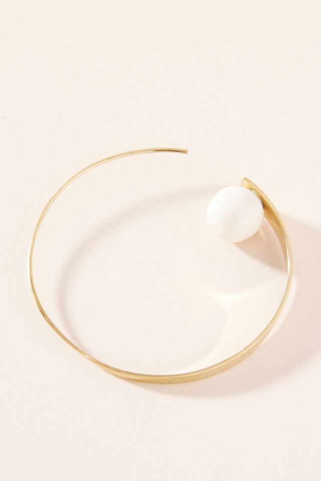 Soko Zuri Orb Threaded Hoop Earrings #1