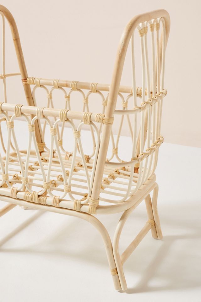 Wicker Doll Bassinet #1