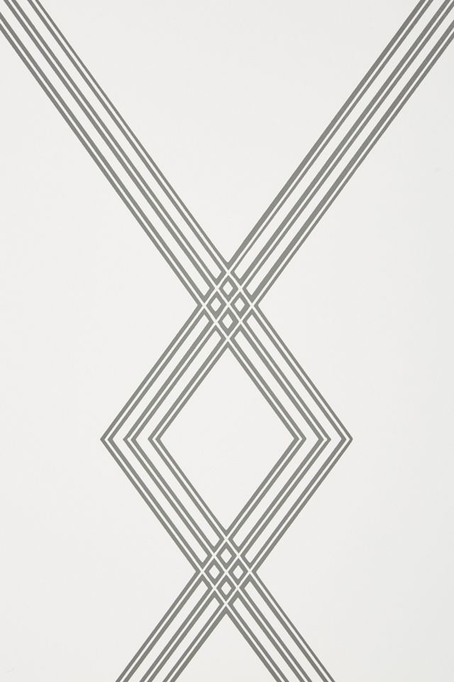 Ribbon Stripe Trellis Wallpaper #2