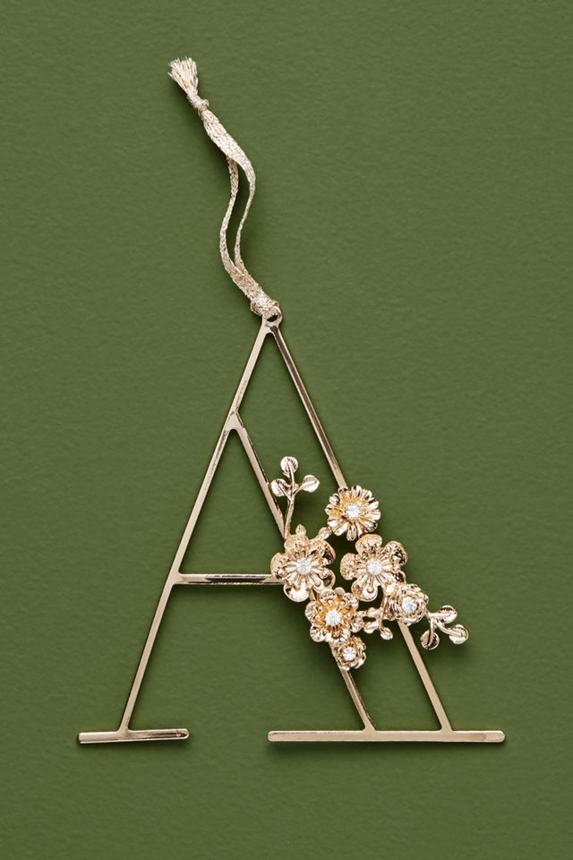 Floral Monogram Ornament #2