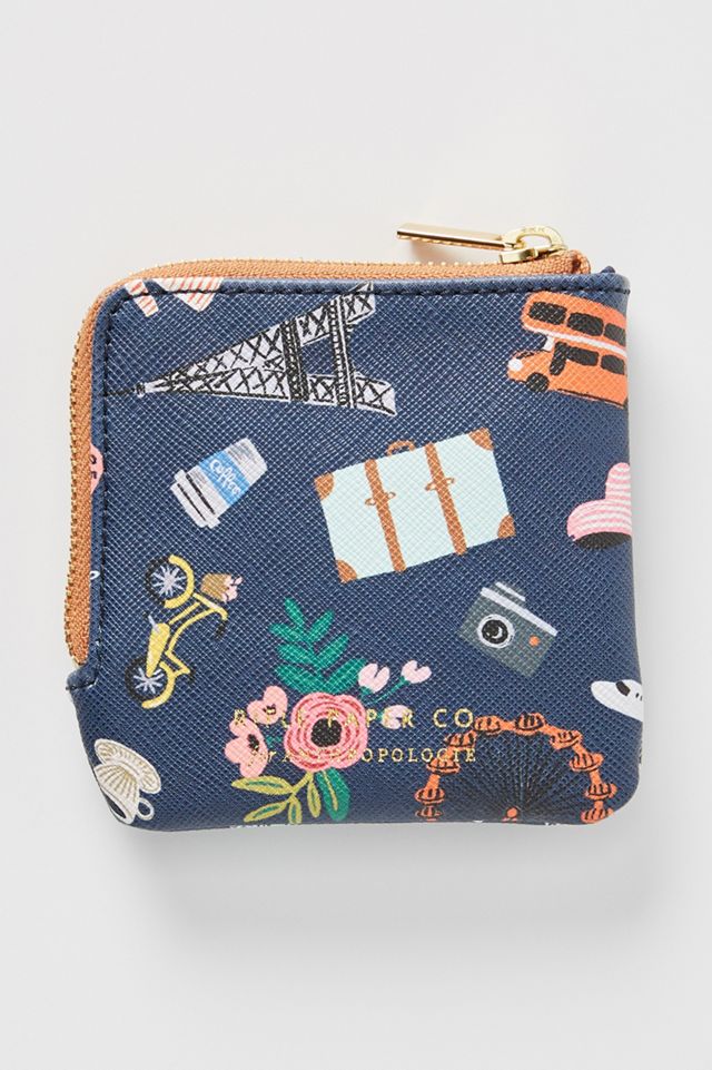 Rifle Paper Co. for Anthropologie Travel Icons Coin Pouch #1
