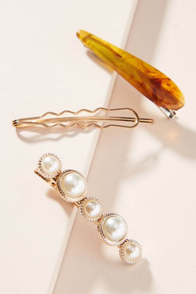 Petit Moments Pearl Barrette Set