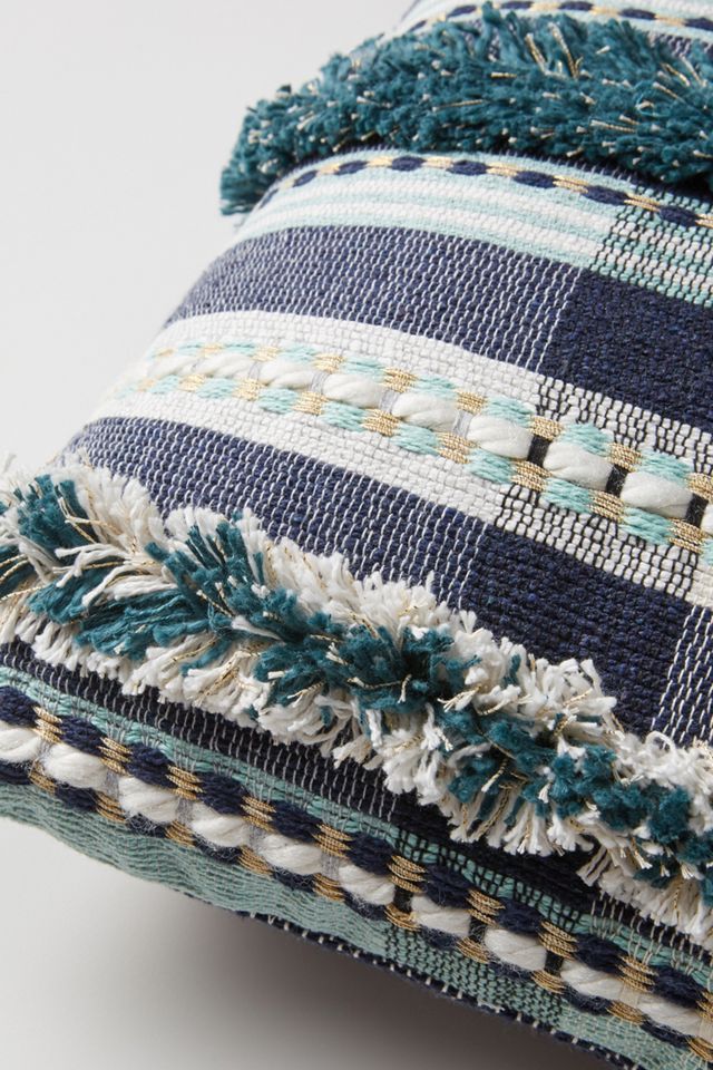 Tufted Plaid Sweetheart Pillow #2