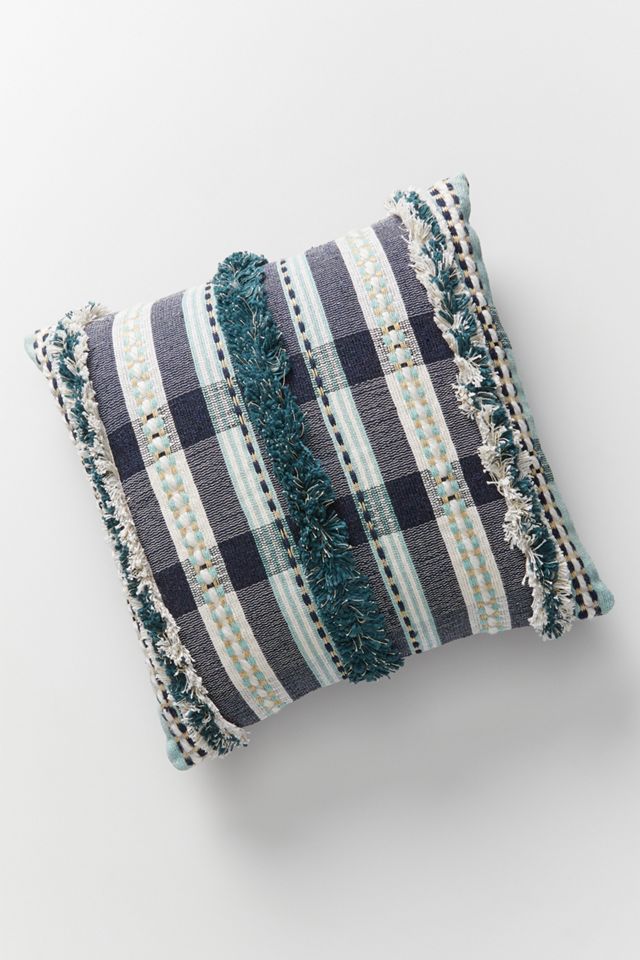 Tufted Plaid Sweetheart Pillow