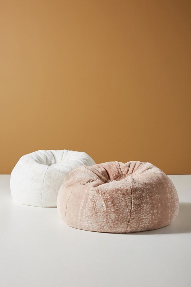 Sophie Faux Fur Beanbag Pillow #2