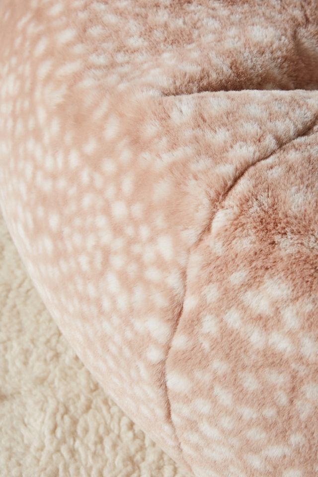 Sophie Faux Fur Beanbag Pillow #1