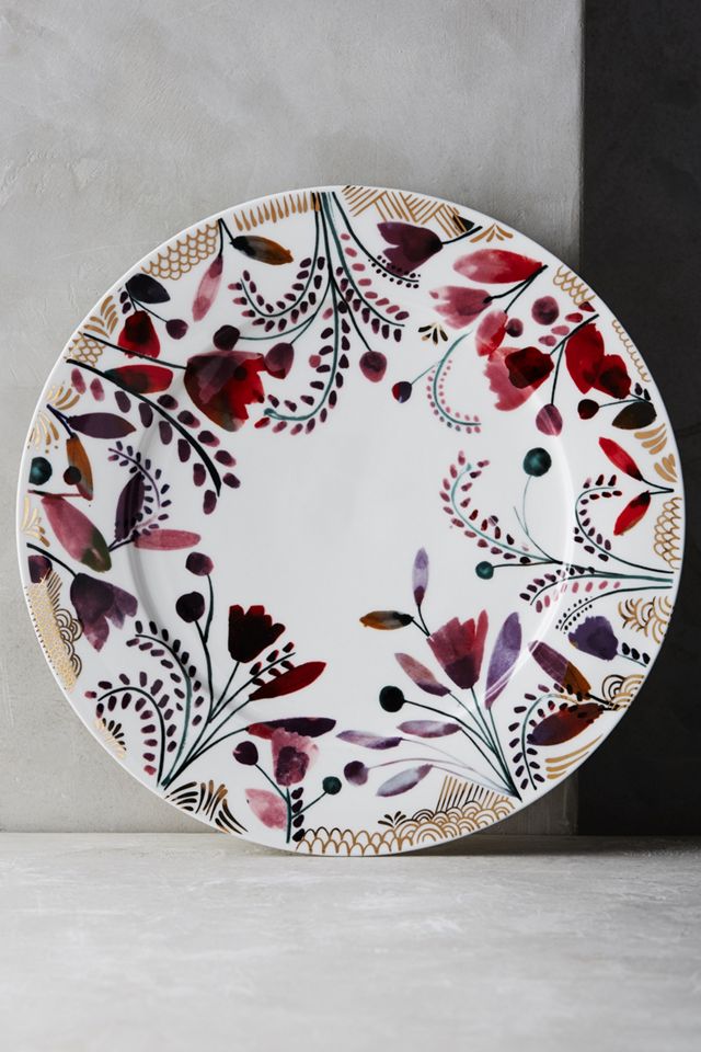 Harvest Foliage Dinner Plates, Set of 4 #1