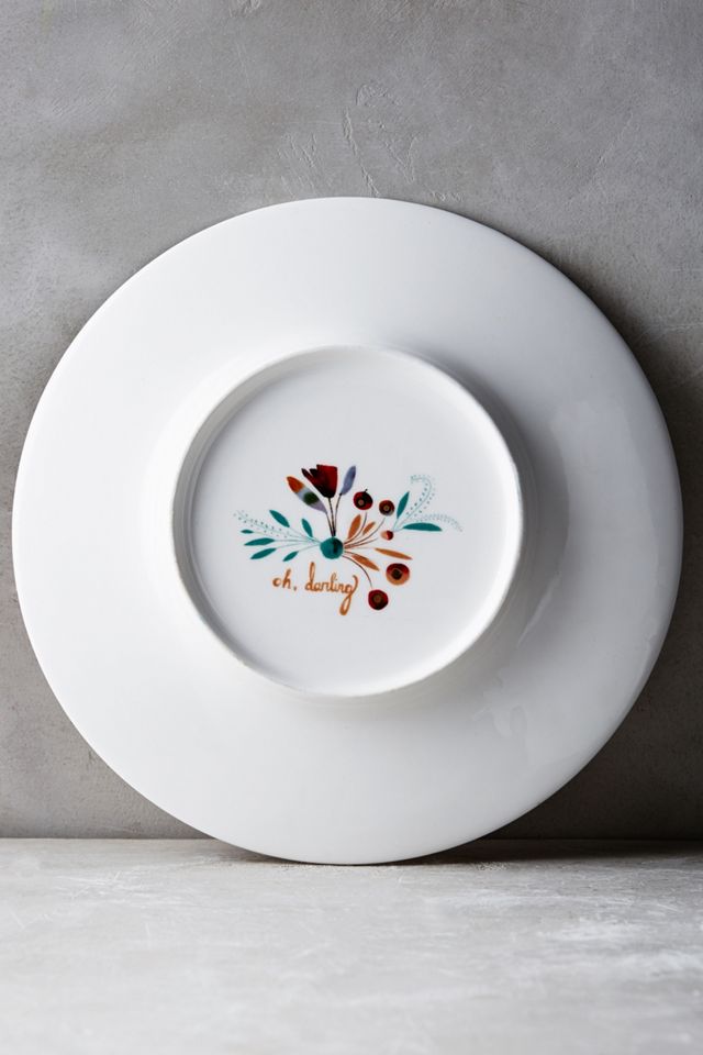 Harvest Foliage Side Plates, Set of 4 #1